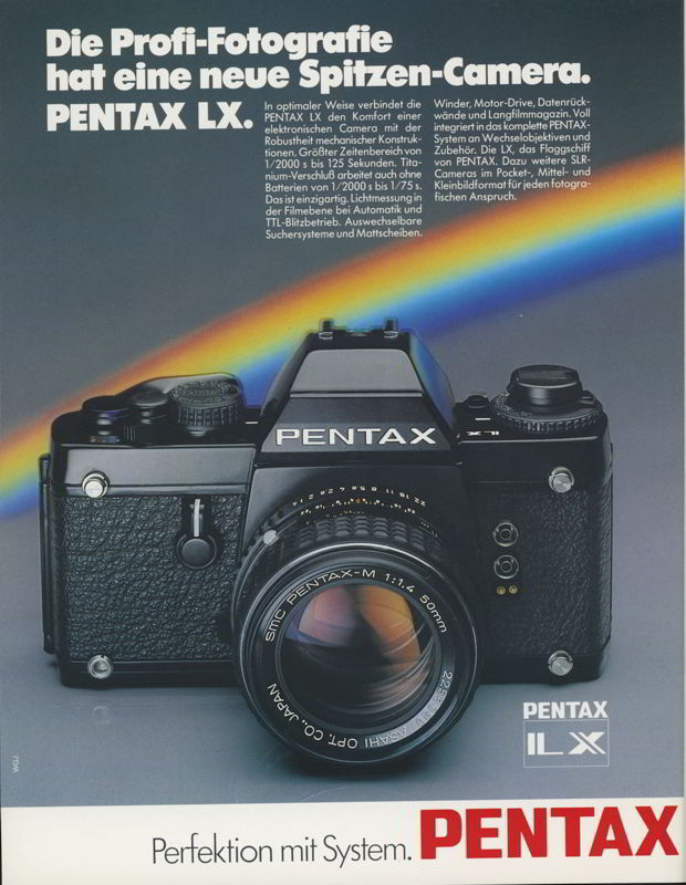 Pentax LX Advert